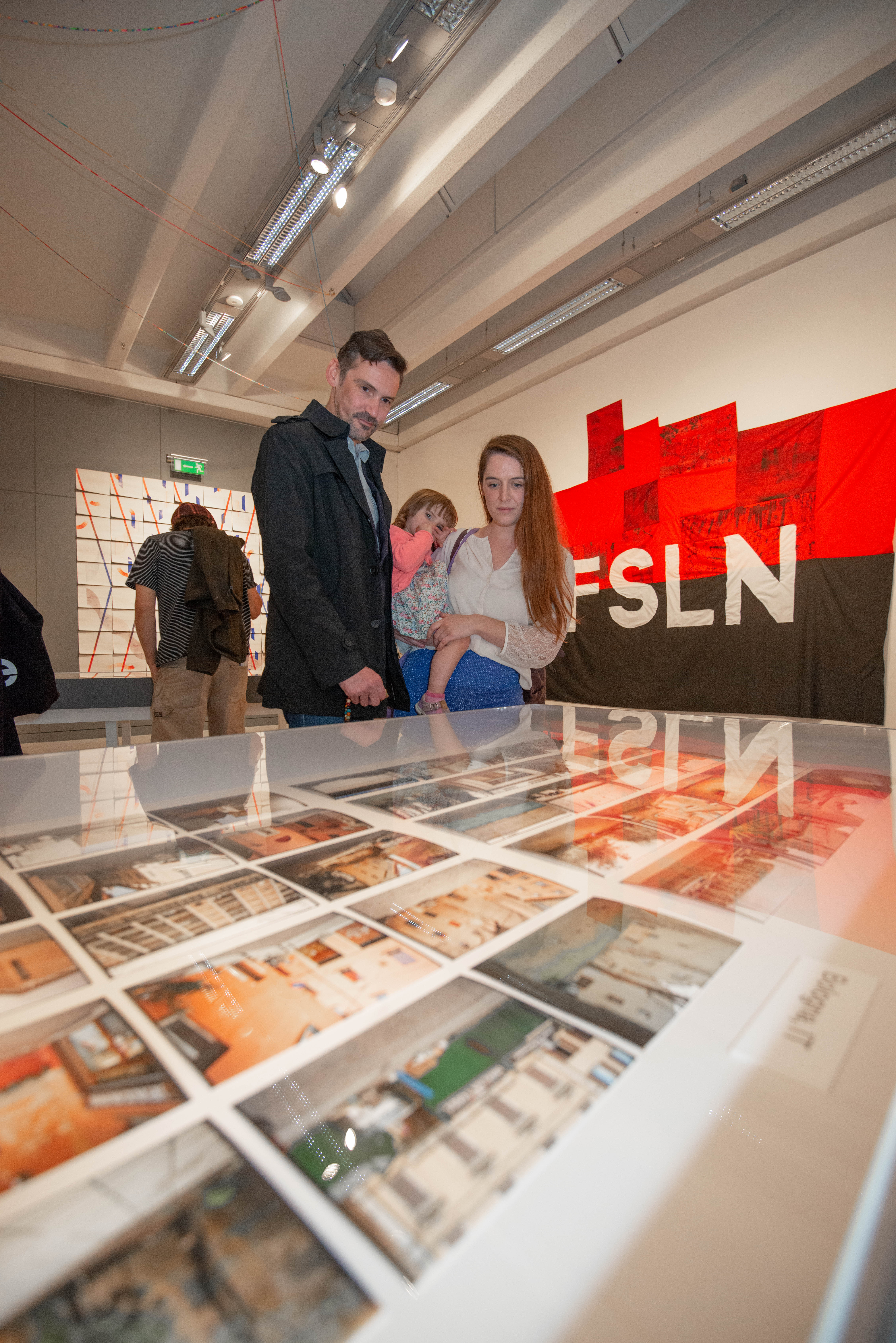 An artist’s final work has gone on display in a major international arts festival in Coventry